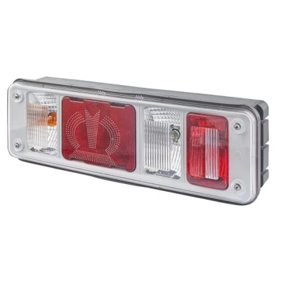 Obrázek HELLA Zadní světlo &quot;Krone&quot; Hybrid 24V nástavba/šroubované ECE/ADR/GGVS/ne SAE barva světelných oken: čiré zástrčka: EasyConn 1 x 7/EasyConn 4 2 konektor: Male 2VP 340 961 511