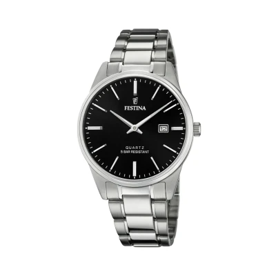 Obrázek Festina Acero Clasico Hodinky, Muži, Velikost: One Size, Black