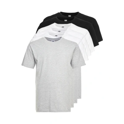 Obrázek Urban Classics 6 PACK Jednoduché tričko, Muži, Velikost: 4XL, White/white/white/black/black/grey