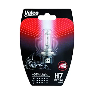 Obrázek Valeo Halogenová žárovka, H7 + 50% Light Blister x1, 32518