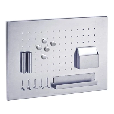 Obrázek Zeller Memoboard, nerezová ocel, stříbrná, 50 x 35 1. 5 cm, 11125
