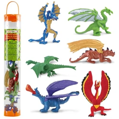Obrázek Toob Safari Lair of Dragons drak figurky, 2,5 cm, vícebarevná