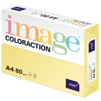 Obrázek Image Coloraction Desert barevný papír do kopírky DIN A4, 210 x 297 mm, 80 g/m² barevný, bezdřevý tiskárny 500 listů žlutý