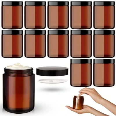 Obrázek volila Cremedosen Zum Befüllen 240ml 12 Packungen Cremebehälter für DIY Kosmetik Vielseitige Kleinbehälter Cremes, Lotionen, ätherische Öle und Salben