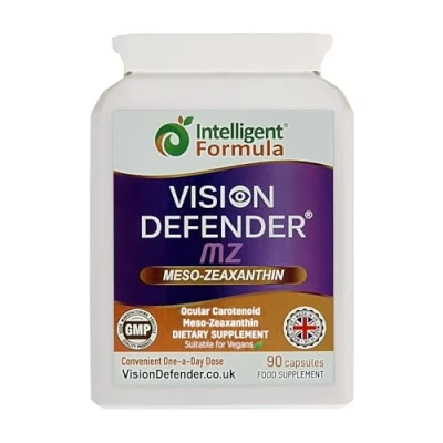 Obrázek Doplněk stravy meso Zeaxanthin Vision Defender MZ: pro oči chraňte a zlepšujte zdraví makulárních oční péče s vysoce účinným zeaxanthinem (90 kapslí) vegany
