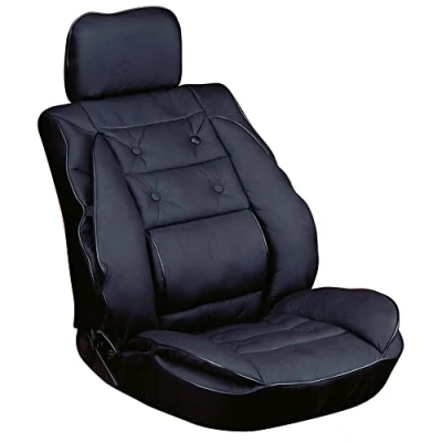 Obrázek Carpoint 0323273 sedadlo dekorace/Lumbar PU, Černá