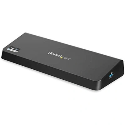 Obrázek StarTech.com USB 3.0 dokovací stanice pro dva monitory s HDMI &amp; 4K DisplayPort na 4x A, Ethernet, A DP typ univerzální Mac Windows (USB3DOCKHDPC)
