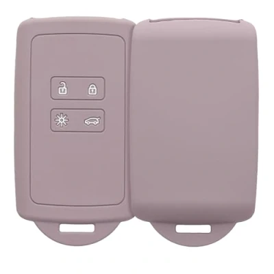 Obrázek kwmobile obal na klíče od auta kompatibilní s Renault 4tlačítky Smartkey klíč (pouze Keyless Go) silikonové ochranné pouzdro Cover v purple cloudu