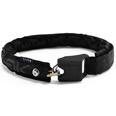 Obrázek Hiplok LITE, řetězový zámek, unisex, ALL černý, 75 cm obvod zámku