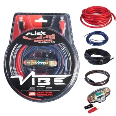 Obrázek VIBE Audio Slick sada kabelů zesilovače 8 AWG, VSAWK8 V1