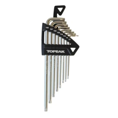 Obrázek Topeak Torx klíč sada nářadí nářadí, černá, T7/T9/T10/T15/T20/T25/T27/T30