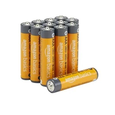 Obrázek Amazon Basics Performance alkalické baterie, AAA, balení 12 ks (design se může lišit od zobrazení)