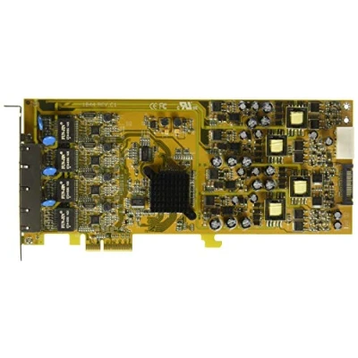 Obrázek StarTech.com 4 Port Gigabit Power over Ethernet PCI Express síťová karta PSE / PoE PCIe NIC 4násobná (Quad) e