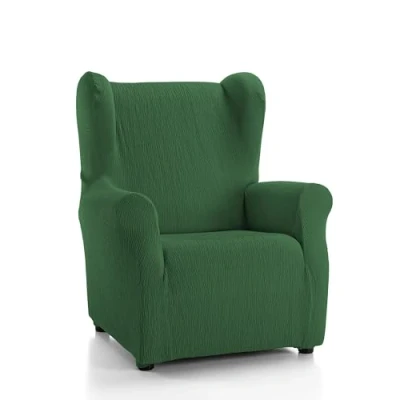 Obrázek Martina Home Emilia Tasche Sillón Orejero, Stoff, Flaschengrün, 33 x 8 42 cm