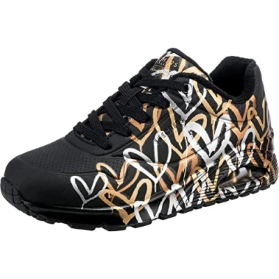 Obrázek Skechers Dámské tenisky UNO metallic Love, černá