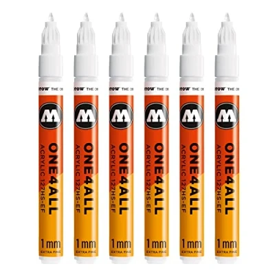 Obrázek Molotovovými MO127102 one4all 127HS pro EF vytyčovací kolík, Signalweiss, balení po 6 ks