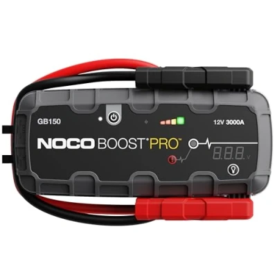 Obrázek NOCO Boost pro GB150 3000A 12V UltraSafe startovací powerbanka, přenosný posilovač autobaterií, kabely a až 9 litrové benzinové 7 naftové motory