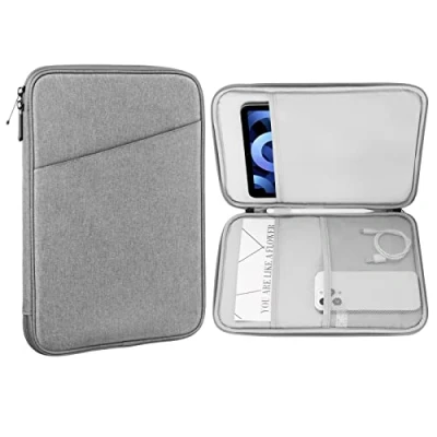 Obrázek MoKo 9 11&quot; obal na tablet kompatibilní s iPad Pro 11 M4 2024/11&quot; Air M2 2024/iPad 10th 10,9 5/4 10,9, Galaxy Tab S9/S8/A8/A7 2022, světle šedá