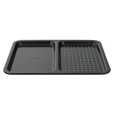 Obrázek Prestige Inspire dělený plech na pečení 2 v 1 nepřilnavý povrch robustní uhlíková ocel 40 x 32,5 cm