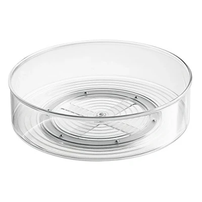 Obrázek Organizér do chladničky iDesign Fridge/Freeze Binz, otočný talíř z plastu, průhledný