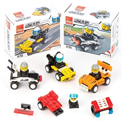 Obrázek Baker Ross AV342 stavebnice pro závodní auto výhodné balení 4 kusy, různé varianty