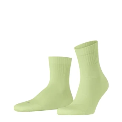 Obrázek FALKE Unisex Run U SSO bavlna funkční materiál jednobarevné ponožky, Zelený Lemon 7498 žebrování, 44 45