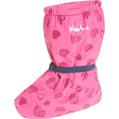 Obrázek Playshoes Unisex Baby návleky do deště s flísovou podšívkou Boty pro batolata