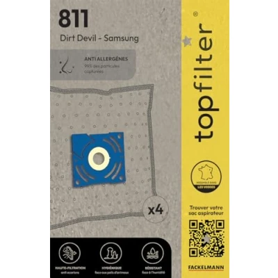 Obrázek Top Kávovar 64811 Prachový sáček pro Samsung Ebony Home Clean není tkaný 30 x 26 0,1 cm