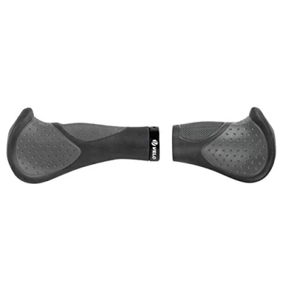 Obrázek ERGOGEL D3 BAR rukojeť na kolo, ergonomický tvar, gelová šroub, délka: 140/92 mm, černá/šedá