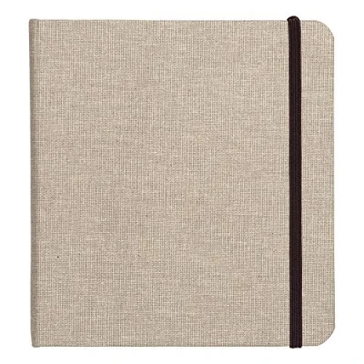 Obrázek Clairefontaine 96101C Goldline Reisealbum (Umschlag aus Naturleinen, DIN A6, 10,5 x 14,8 cm, 32 Blatt, 180 g, für Multitechnik geeignet, ideal Ihre Reise, praktisch und robust) beige