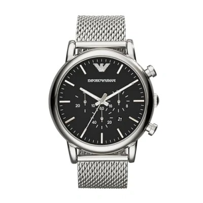 Obrázek Emporio Armani Hodinky se stopkami silvercoloured, Muži, Velikost: One Size, Silver coloured