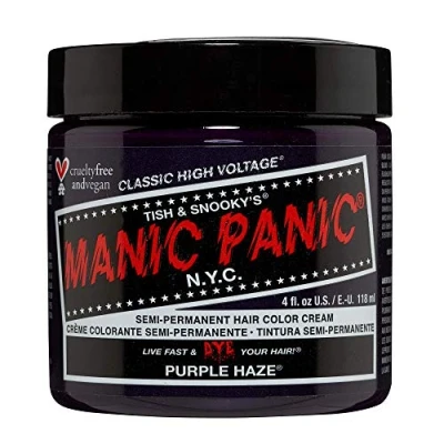 Obrázek Klasická barva na vlasy Cotton Candy Pink od Manic Panic, teple růžová 118 ml fialová