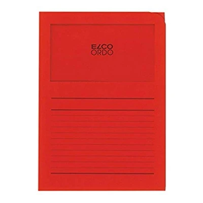 Obrázek Elco 29489.92 Ordo pořadač Classico, 220 x 310 mm, 120 g, intenzivní červená