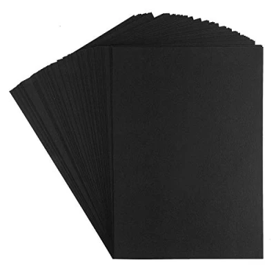 Obrázek Ideen mit Herz Prémiový tonový karton fotokarton DIN A4 (černá 300 g/m² 100 kusů)