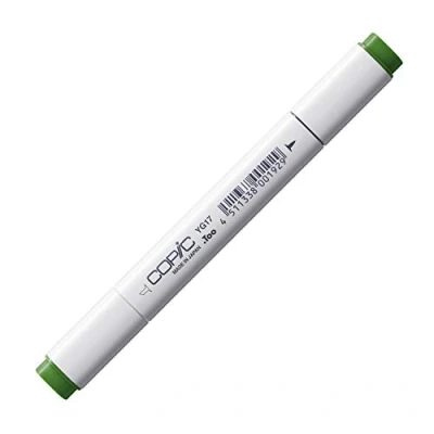 Obrázek COPIC Classic Marker Typ YG 17, Grass Green, profesionální zvýrazňovač rozvržení, se širokou a jemnou špičkou