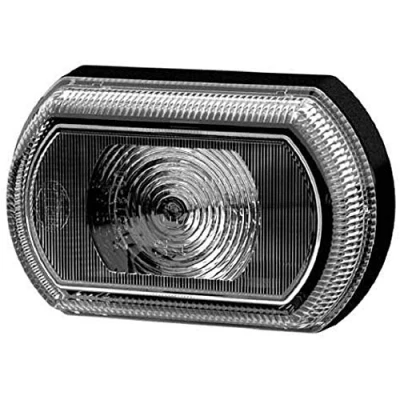 Obrázek HELLA 2PF 013 323 211 Polohové světlo obrysové přívěs karavan Shapeline Tech LED 12/24V slim lepené/přístavné SAE/ADR/GGVS kabel: 2100mm zástrčka: plochá zásuvková objímka