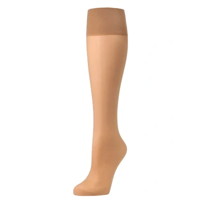 Obrázek Falke Seidenglatt 15 Denier Transparent Silky Podkolenky, Ženy, Velikost: 35 38, Powder