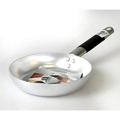 Obrázek Pentole Agnelli Pfanne Senkkopf Langsame, aus Aluminium, Dicke 3 mm, mit Rohrstiel in Edelstahl Cool, Silber 24 cm Silber/schwarz