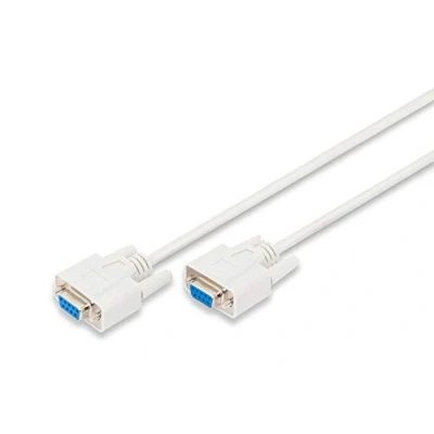 Obrázek DIGITUS Serielles Anschluss Kabel D Sub 9 zu Buchse 2.0m RS 232 485 Beige