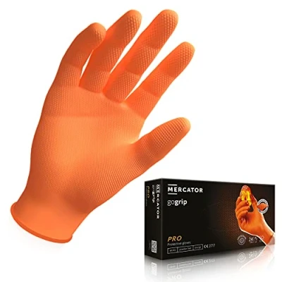 Obrázek MERCATOR MEDICAL , Denice: L 50 kusů, Kolor: GoGrip Orange