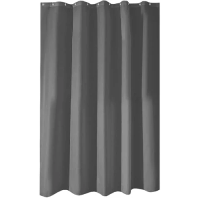 Obrázek iDesign Mildew Frepelent, Fabric Shower Curtain, 180 x cm Charcoal Gray
