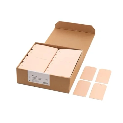Obrázek HERMA 6024 závěsné listy velké, 1000 kusů, 60 x 120 mm, dárkový štítek k popisování, etikety z lepenky, prázdné papírové přívěsky na štítky s očkem, hnědé