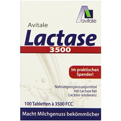 Obrázek Avitale Lactáza 3500 FCC, 100 tablet v dávkovači, balení 1 ks