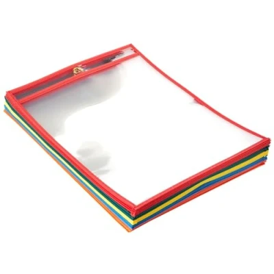 Obrázek Amazon Basics Whiteboard Auftragstaschen, robust, Metall Textil Polyester Kupfer Polyvinylchlorid (PVC) Stoff 25 Stück, Mehrfarbig, 21,6 x 28 cm