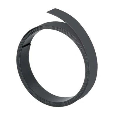 Obrázek FRANKEN Magnetická páska, 100 cm x 5 mm, popisovatelná, lze přistřihnout, černá, M801 10