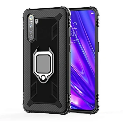 Obrázek TANYO pouzdro pro Sony Xperia 10 II, ochranné TPU silikon Armor na mobil se stojanem, nárazuvzdorné silikonové s nárazem, černá