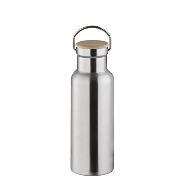 Obrázek APS 66905 Vysoce kvalitní izolační láhev z ušlechtilé oceli s dlouhou životností 500 ml vč. třmenu a náhradního těsnění / dvoustěnná na nápoje pro děti, volný čas dospělé