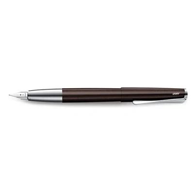 Obrázek LAMY studio Premium plnicí pero 069 z ušlechtilé oceli s lesklým lakem Finish a leštěná ocelová pružina tloušťka pera M, klip ve tvaru vrtule, vč. inkoustové kazety T 10 modré