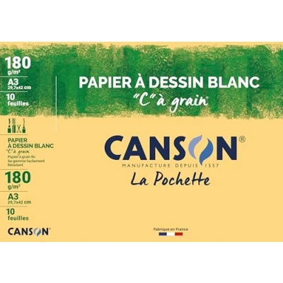 Obrázek Canson 200027106 rýsovací papír, DIN A3, 180 g/m2
