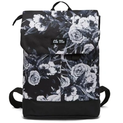 Obrázek Ela Mo Dámský batoh pěkný a promyšlený Daypack batohy na laptop pro ženy taška proti krádeži do školy, univerzitu, zaměstnání, Nightose